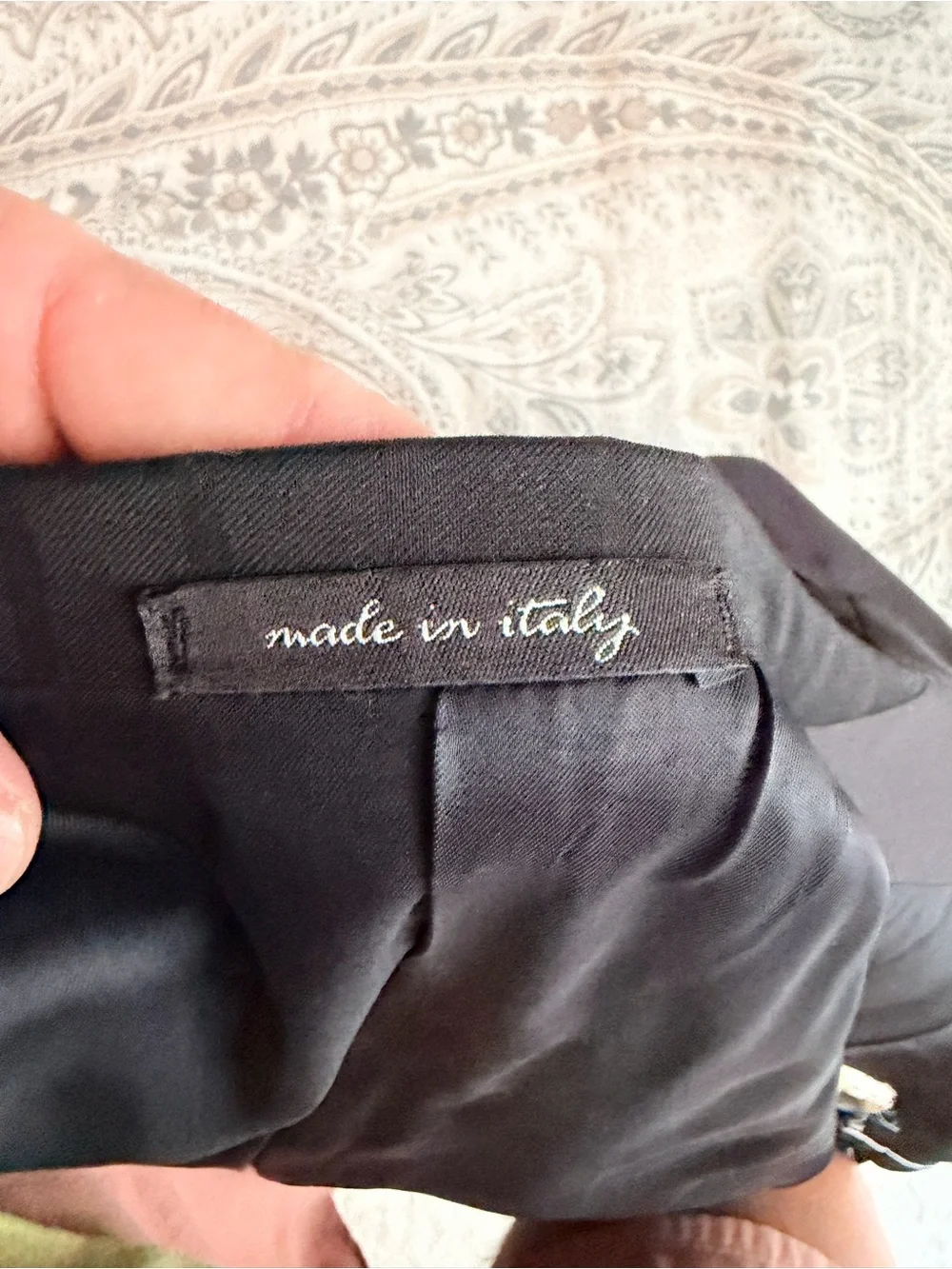 TWIST Men's Black Pinstripe Tuxedo Jacket with Satin Lapel
